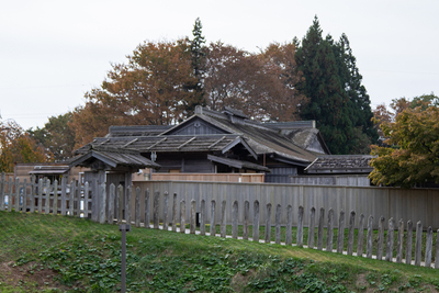 根城本丸（史跡根城の広場から）