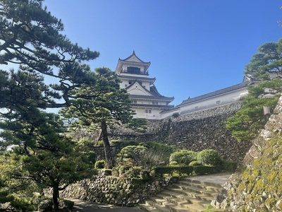 天守を東多聞詰門側から撮影