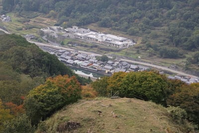 三の丸と平福の町並み