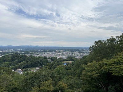 本丸から見た南の眺望