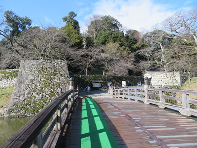 表門橋・表門跡・東角櫓台