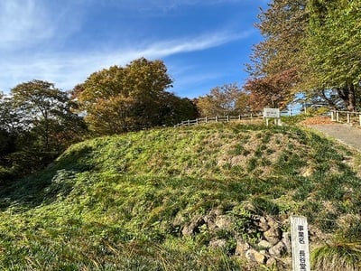 曲輪群(春日神社側より)