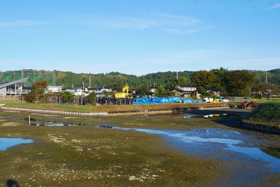 南側水堀と右郭