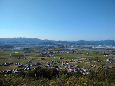 主郭から福崎の町