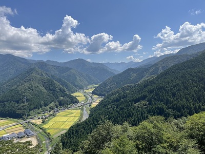 本丸から見た南東（播磨方面）