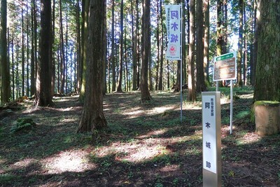 阿木城 主郭風景