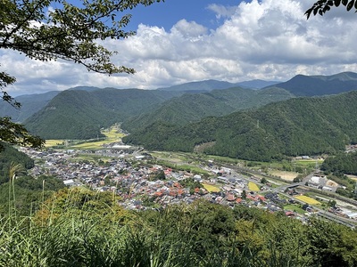 三の丸から見た北の城下