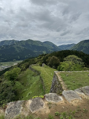 山頂から見た風景