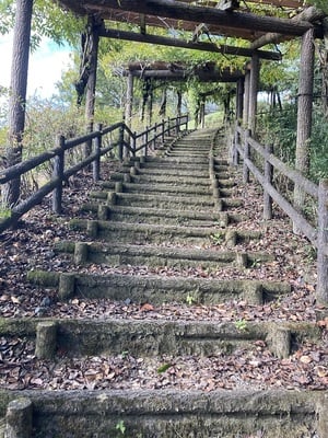 展望台へ向かう階段