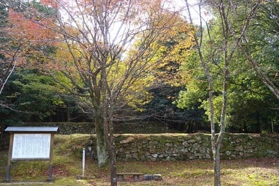 妻木城 御殿跡（陣屋・士屋敷跡）石垣