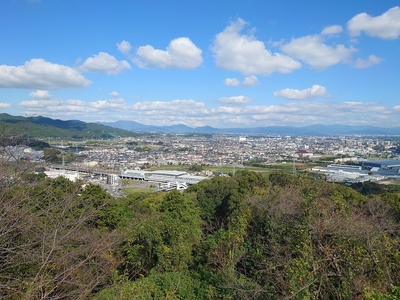 主郭展望台よりの眺望