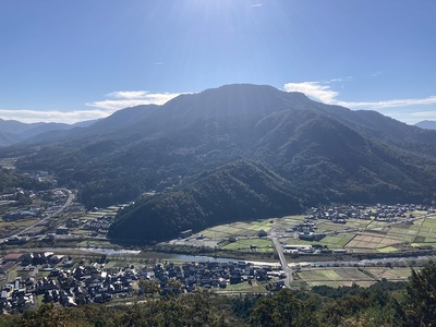 南千畳跡から見る立雲峡