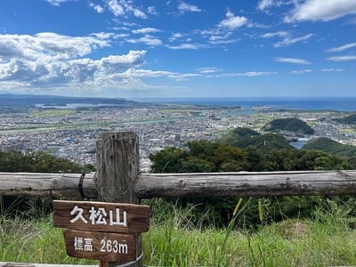 山上ノ丸本丸天守台から見た北西