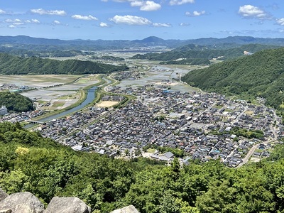 主郭からの眺望（北の方向）