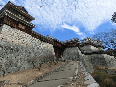 搦手口からの風景