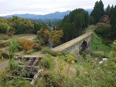 ２の丸腰郭からの通潤橋