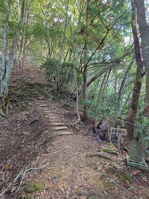 土橋と堀切