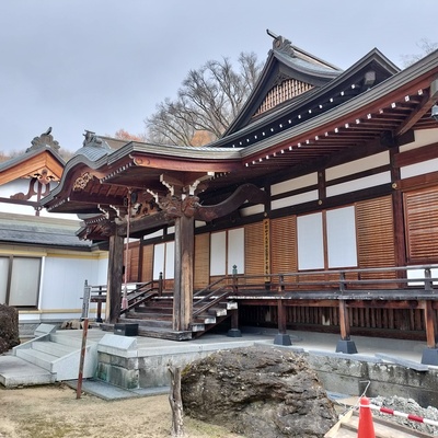 能舞台(温泉寺本堂)