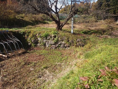 白岩城濠の石垣