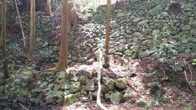 ニノ門跡の石垣