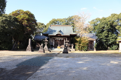 生津城跡の八幡宮