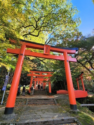 出石城郭内の有子山稲荷神社