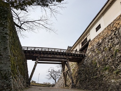 天秤櫓と廊下橋