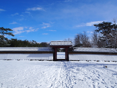 雪の西門