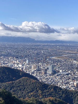 山頂の風景