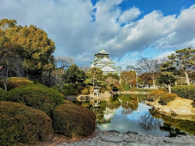 本丸日本庭園から