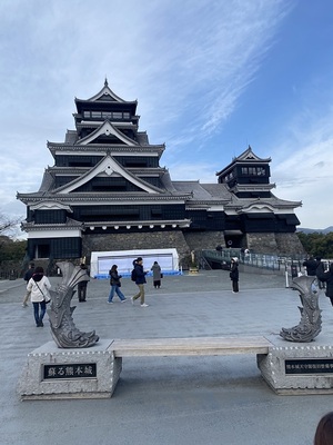 正面からの天守