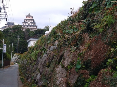 二ノ丸石垣と天守