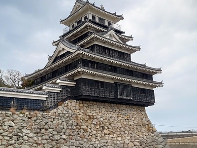 天守と石垣