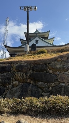 天守と石垣（西面）