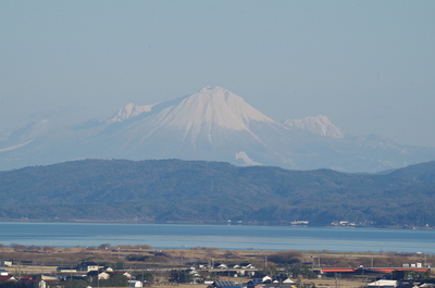 主郭から見た大山