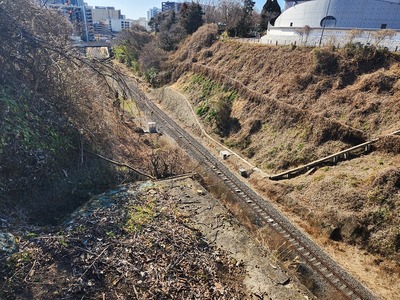 堀と線路