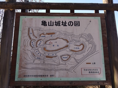 城址の図