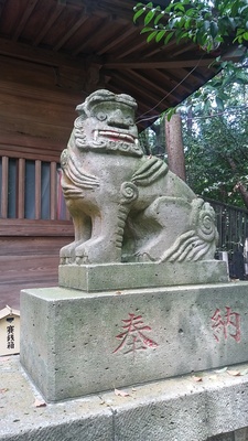 二荒山神社　狛犬