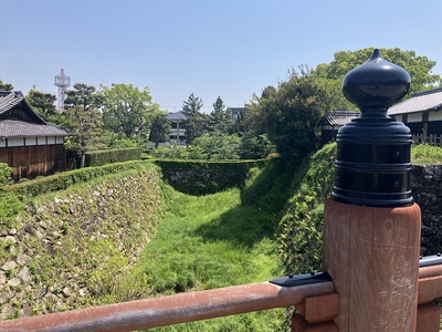 極楽橋からの空堀