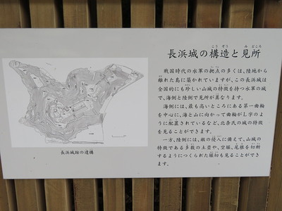 長浜城の構造と見所