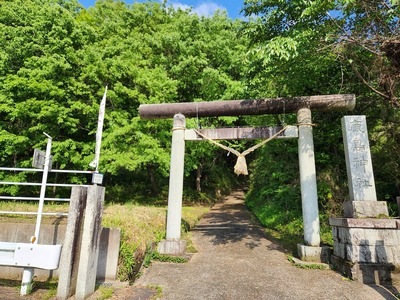 攻城口(鹿島神社参道)