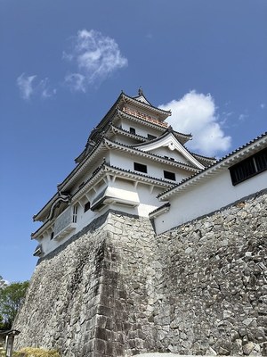 天守と石垣
