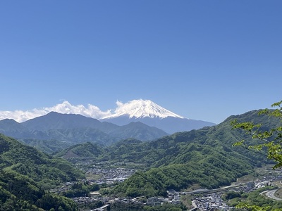 展望所よりの富士山