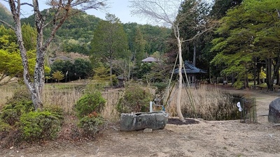 庭園あと