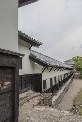 南丸 南西隅櫓から北を望む