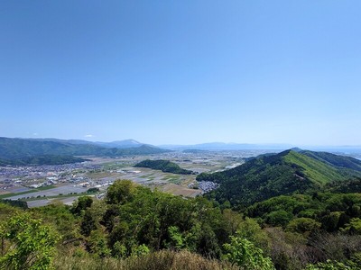 城跡から眺める戦国の舞台