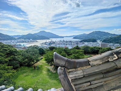 天守からの眺め