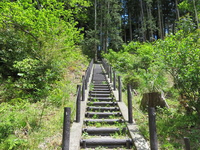 誓願寺側の登城口