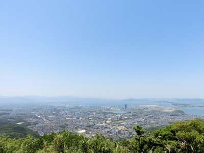立花山山頂城跡からの風景