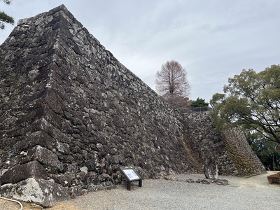 三の丸東面石垣